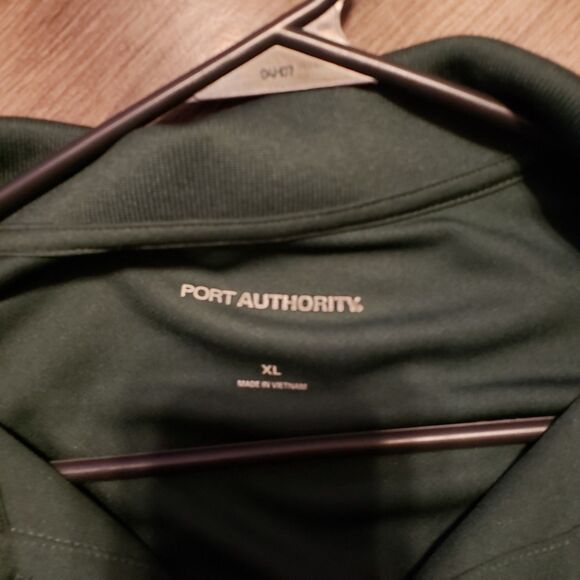 Port Authority Green Veterns Polo Style Men's Shirt Sz XL - Picture 3 of 5